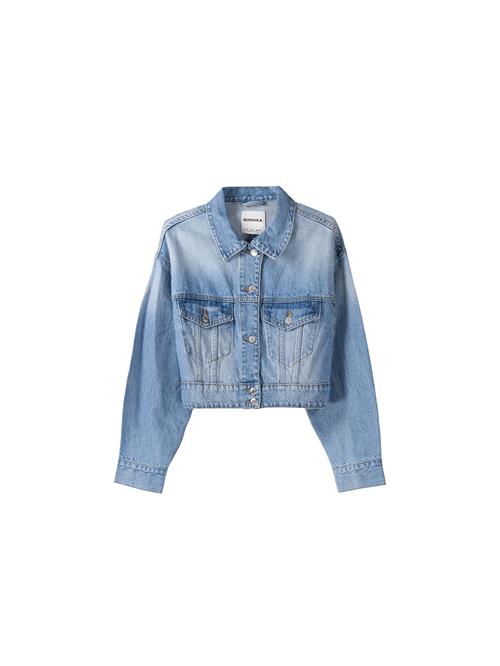 Bershka Overgangsjakke  blue denim