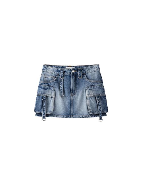 Bershka Nederdel  blue denim