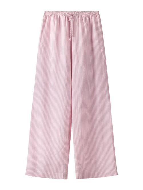 Bershka Bukser  pink / hvid