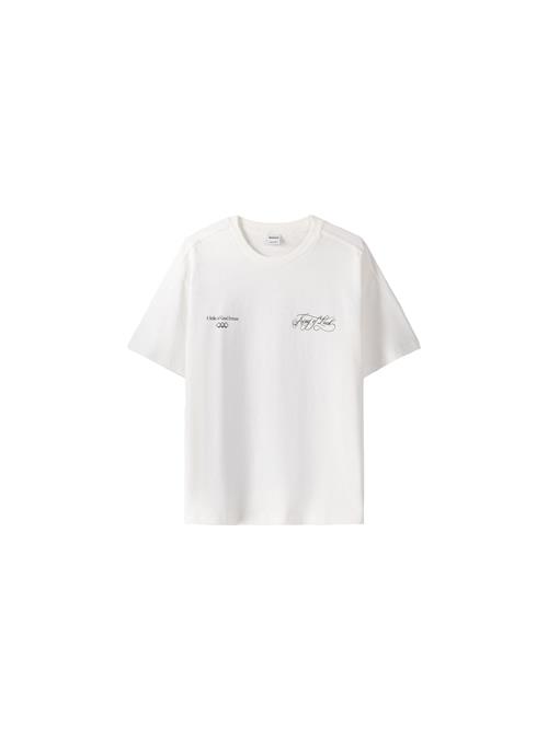 Bershka Bluser & t-shirts  royalblå / sort / hvid