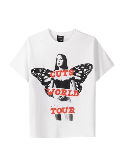 Se Bershka Shirts  rød / sort / offwhite ved About You