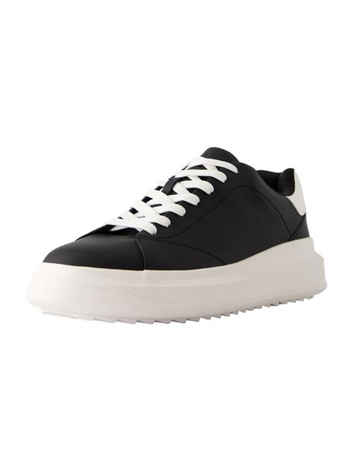 Bershka Sneaker low  sort / hvid