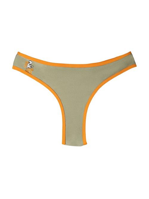 Se Bershka Bikinitrusse  grøn / orange / sort / hvid ved About You