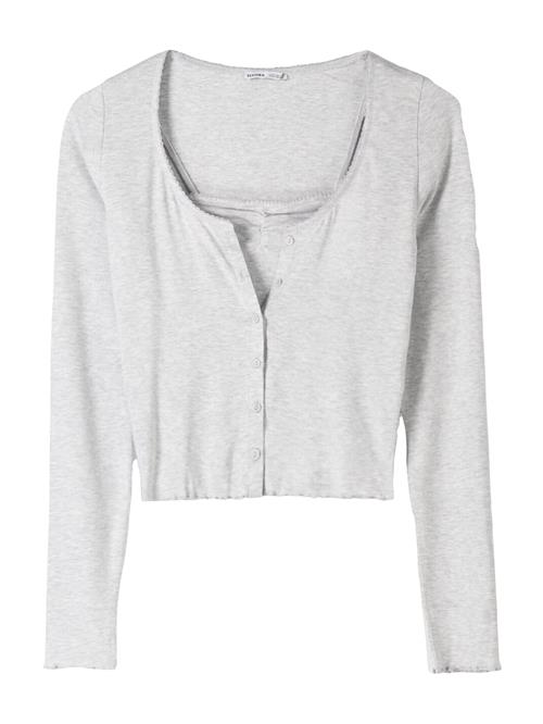 Bershka Cardigan  grå-meleret