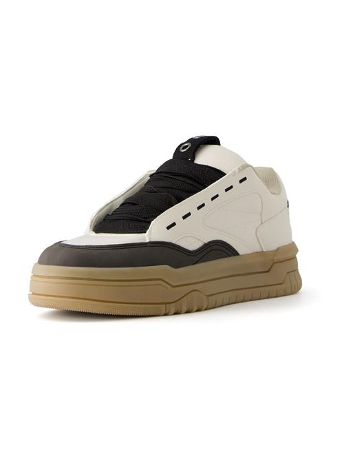 Bershka Sneaker low  sort / offwhite