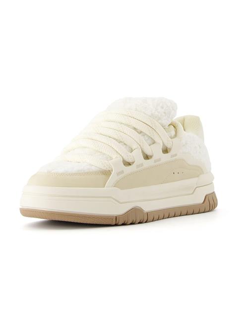 Se Bershka Sneaker low  beige / lysebeige ved About You