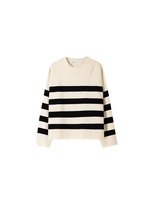 Se Bershka Pullover  ecru / sort ved About You