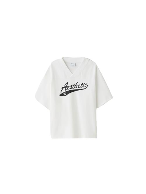 Bershka Bluser & t-shirts  sort / offwhite