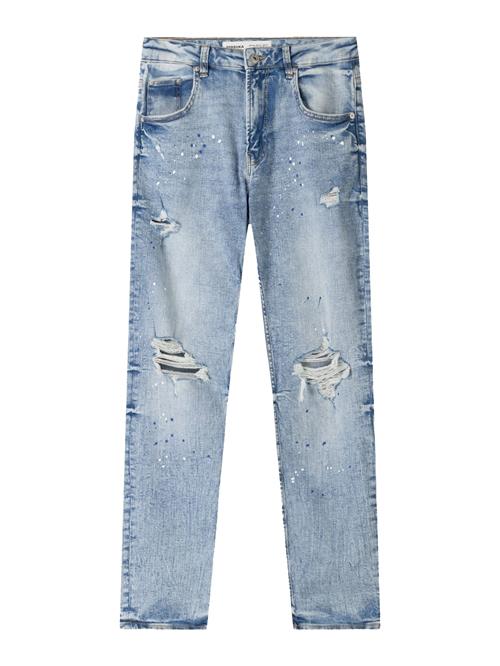 Bershka Jeans  lyseblå / hvid