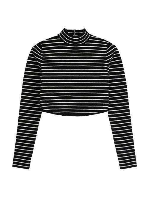 Se Bershka Pullover  sort / hvid ved About You