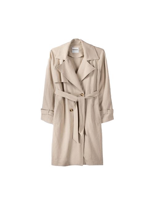 Bershka Overgangsfrakke  beige