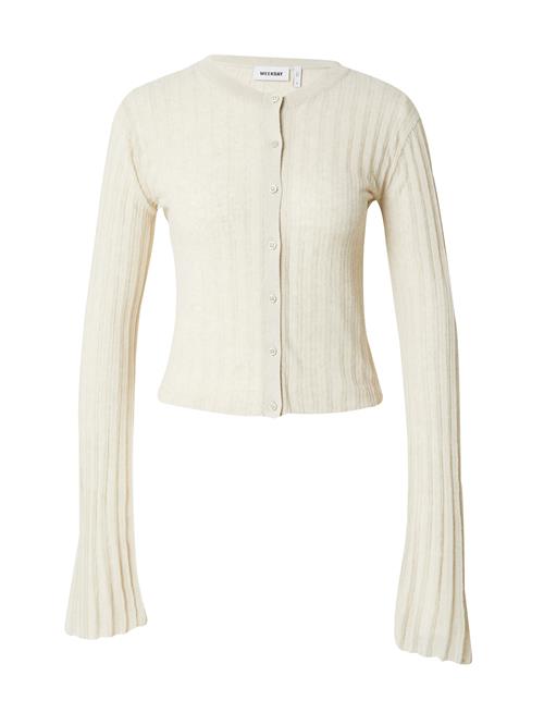 Se WEEKDAY Cardigan 'FLORIE'  beige ved About You