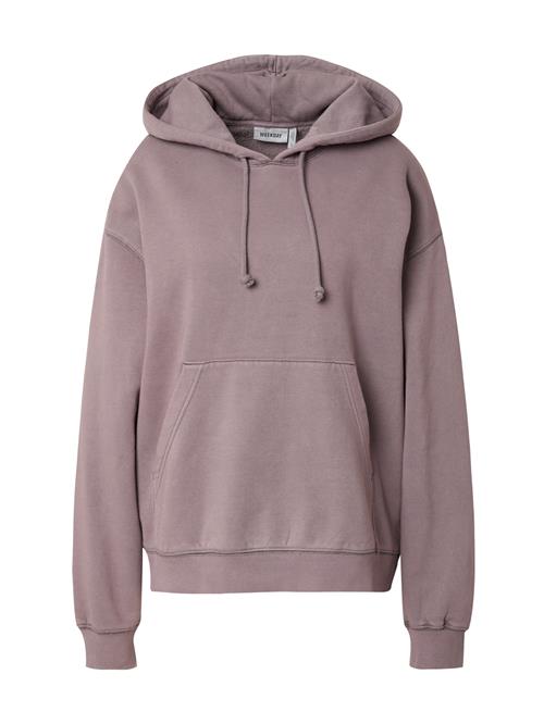 WEEKDAY Sweatshirt 'ESSENCE STANDARD'  mudderfarvet