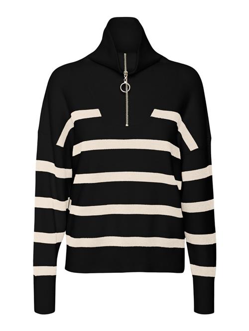 VERO MODA Pullover 'Saba'  sort / offwhite