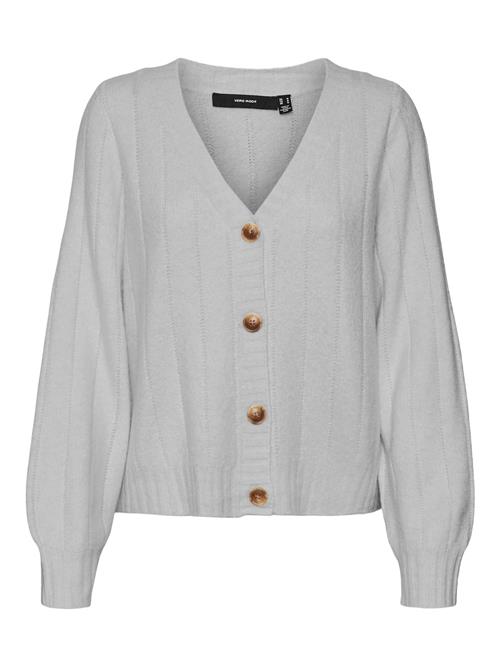 Se VERO MODA Cardigan 'VMMAXIN'  lysegrå ved About You