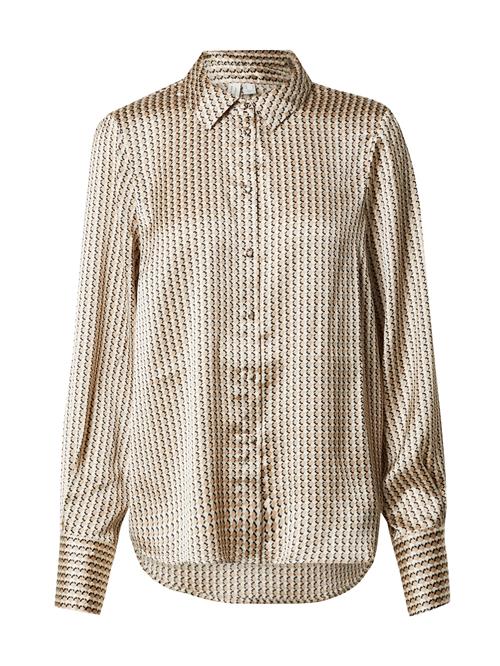 VERO MODA Bluse  beige / sort / hvid