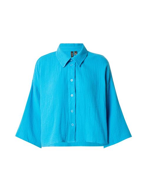 Se VERO MODA Bluse 'NATALI'  neonblå ved About You