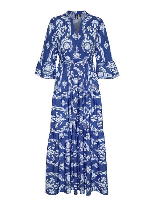 VERO MODA Blusekjole 'ZERA'  blå / hvid