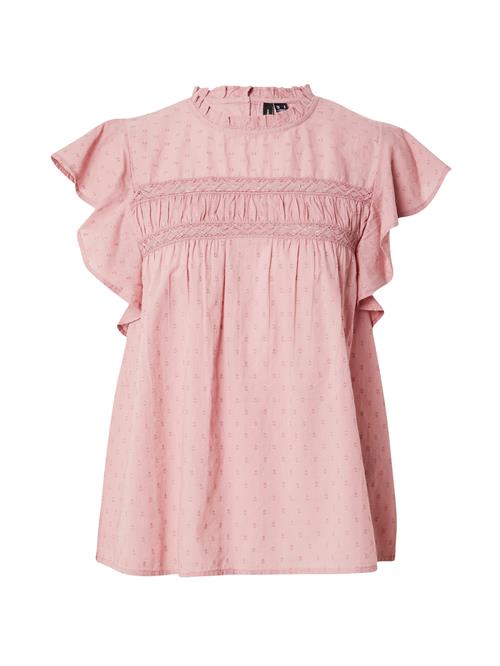 Se VERO MODA Bluse 'TRINE'  pitaya / gammelrosa ved About You