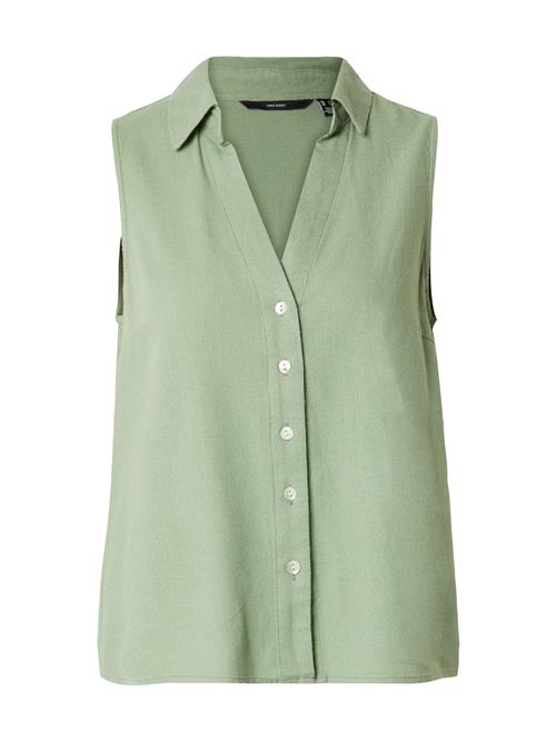 Se VERO MODA Bluse 'VMMymilo'  lysegrøn ved About You