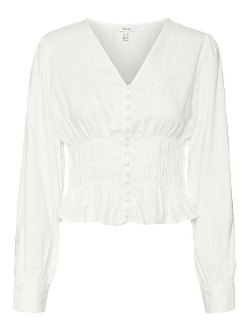 Se VERO MODA Bluse 'THEODORA'  hvid ved About You