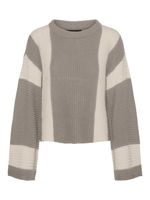 VERO MODA Pullover 'GIGI'  beige / grå