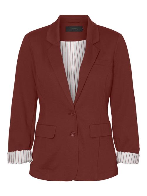 Se VERO MODA Blazer 'HARUKI'  brun / hvid ved About You