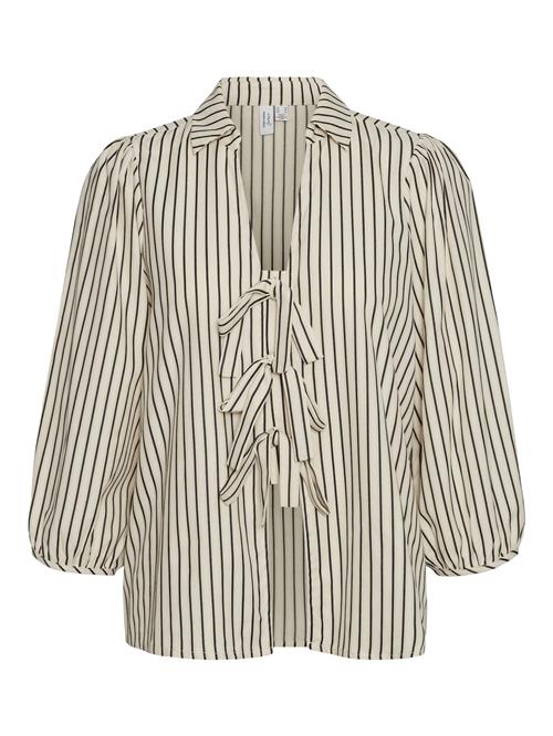 Se VERO MODA Bluse  beige / grå ved About You