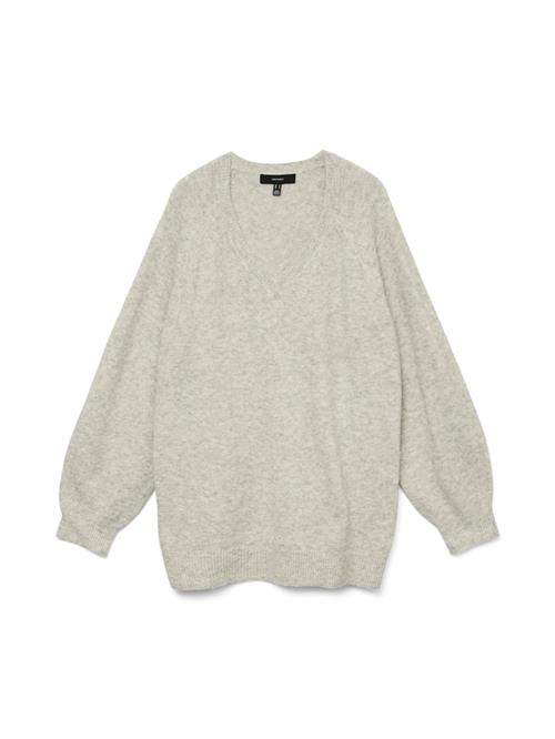 VERO MODA Pullover 'VMLeaf'  lysegrå