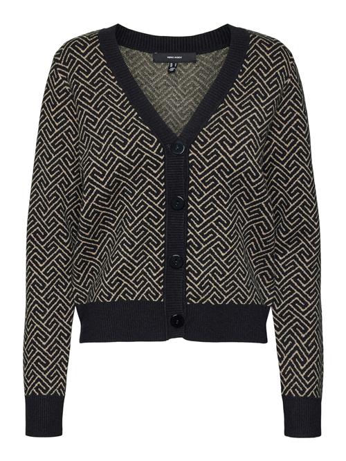 VERO MODA Cardigan 'VMARIA'  creme / sort