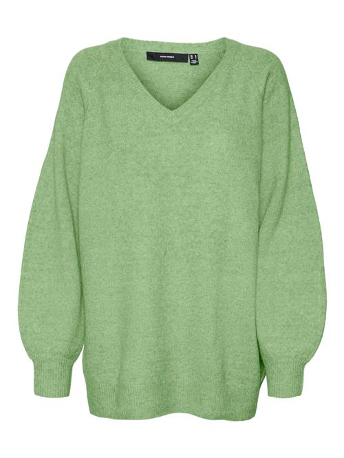 VERO MODA Pullover 'LEAF'  pastelgrøn