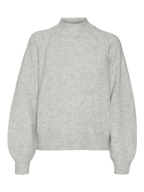 VERO MODA Pullover 'VMLeaf'  lysegrå