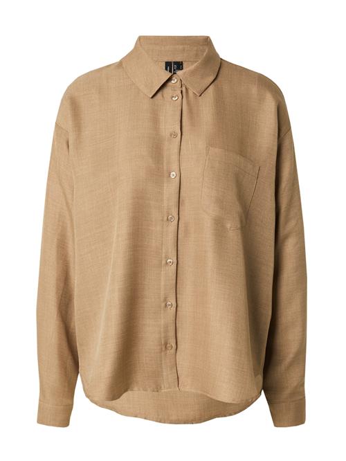 Se VERO MODA Bluse 'VMMELONEY'  mørkebeige ved About You