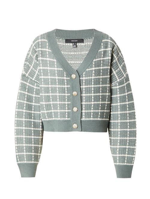 VERO MODA Cardigan 'VMKIA'  jade / hvid