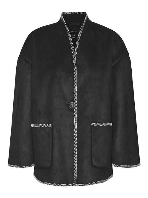 VERO MODA Overgangsjakke  sort / hvid