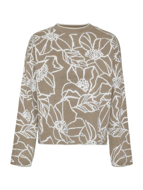 VERO MODA Pullover 'VMNEW FLORA'  brokade / hvid