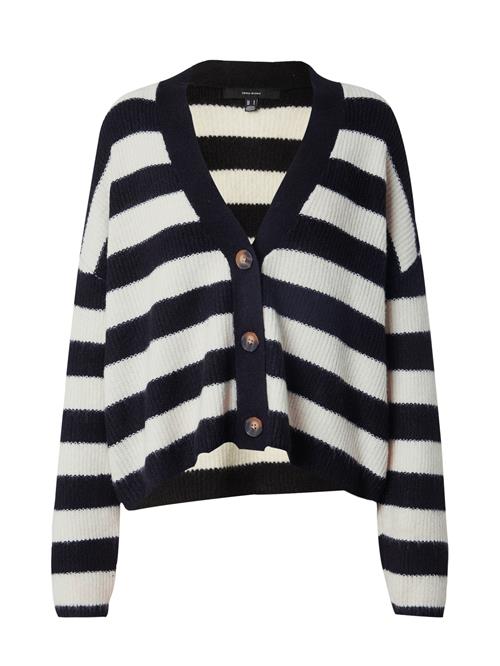 Se VERO MODA Cardigan 'VMNATAHLIE'  sort / hvid ved About You