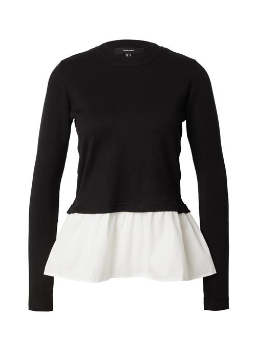 Se VERO MODA Pullover 'VMJOSE'  sort / hvid ved About You