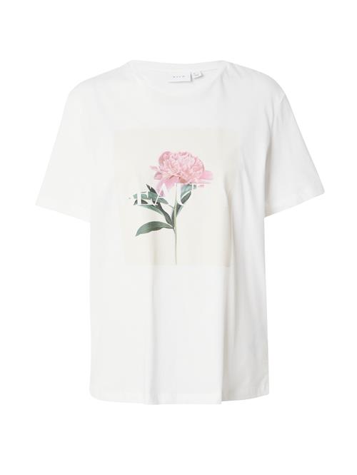 Se VILA Shirts 'VIROSA'  pastelgrøn / mørkegrøn / gammelrosa / hvid ved About You