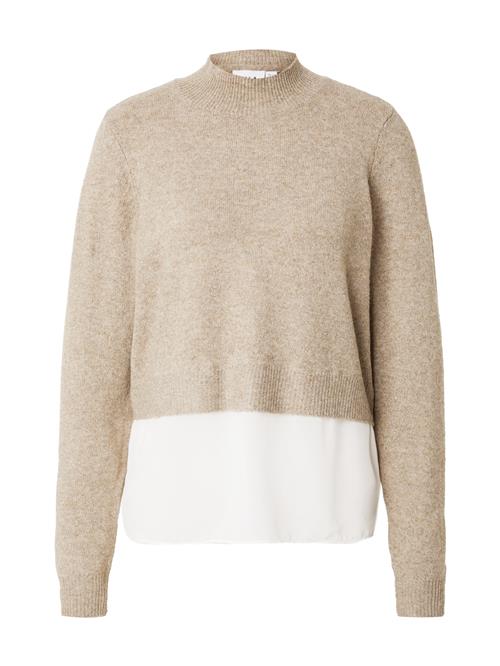 Se VILA Pullover 'VIBENTE'  beige-meleret / hvid ved About You