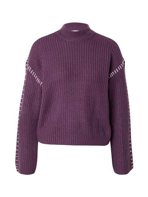 Se VILA Pullover 'VISigga'  lysebeige / aubergine ved About You