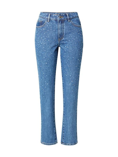 VILA Jeans 'ALICE'  blue denim / perlehvid