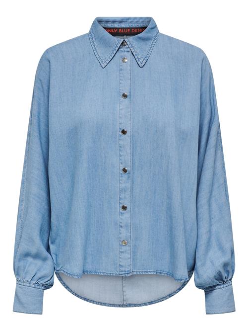 Se ONLY Bluse 'RHODA'  blue denim ved About You