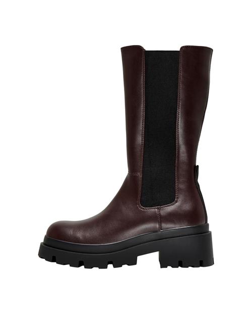 ONLY Chelsea Boots 'ONLDOJA-5'  mørkebrun / sort