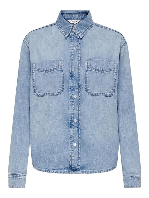 Se ONLY Bluse 'ONLCATANIA'  blue denim ved About You