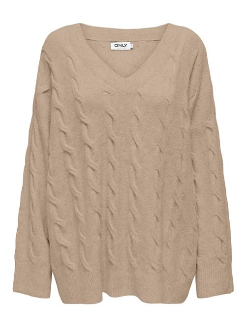 ONLY Pullover 'ONLJEANETT'  mørkebeige