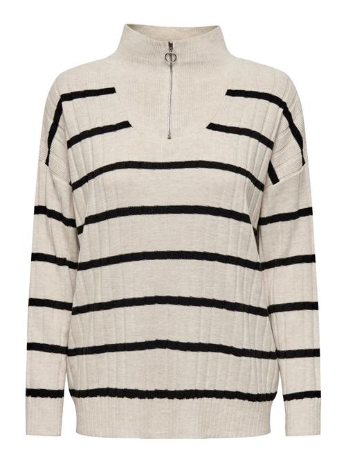 ONLY Pullover 'ONLTessa'  greige / sort