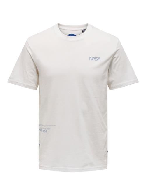 Se Only & Sons Bluser & t-shirts 'Nasa'  opal / hvid ved About You