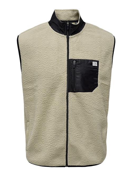 Only & Sons Vest 'JUST'  grå / sort