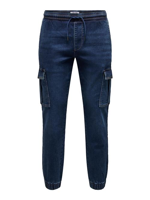 Se Only & Sons Cargojeans 'WEFT'  blue denim ved About You